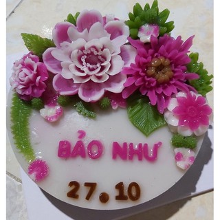 Khuôn Silicone Hoa Thược Dược to