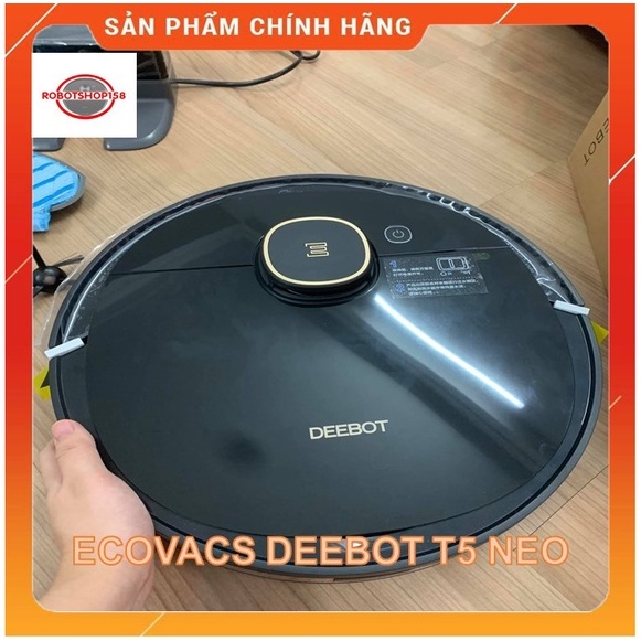 Robot hút bụi lau nhà Ecovacs Deebot T5 Neo _Hàng trưng bày chưa qua sử dụng_ Tặng app ecovacs home