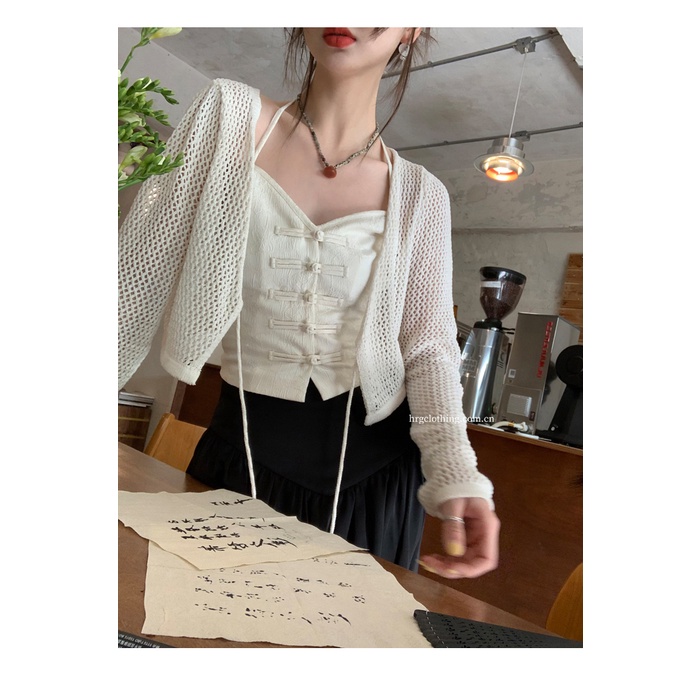 Áo Khoác Cardigan Mỏng Chống Nắng Thời Trang Mùa Hè Phong Cách Hàn Quốc Cho Nữ