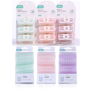( Set 3 chiếc ) Lô uốn tóc tự dính / Lô cuốn tóc có kẹp