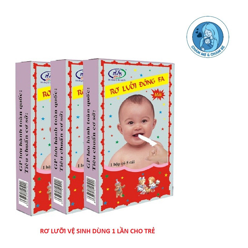 [COMBO 10 HỘP] Rơ Lưỡi Cho Bé ĐÔNG FA - Dụng Cụ Vệ Sinh Lưỡi, Nướu, Răng Miệng Cho Trẻ Sơ Sinh, An Toàn, Sạch Sẽ