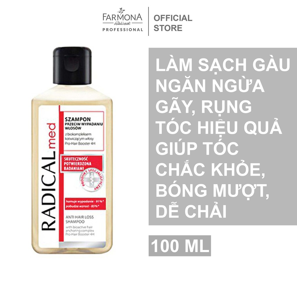 ✅[Siêu Cấp Chính Hãng] Dầu gội sạch gàu, ngừa rụng tóc Radical Med Anti-Hair Loss Shampoo