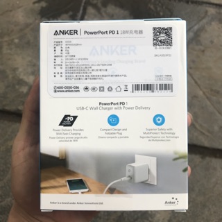 Sạc Anker PowerPort PD1 18w - A2019