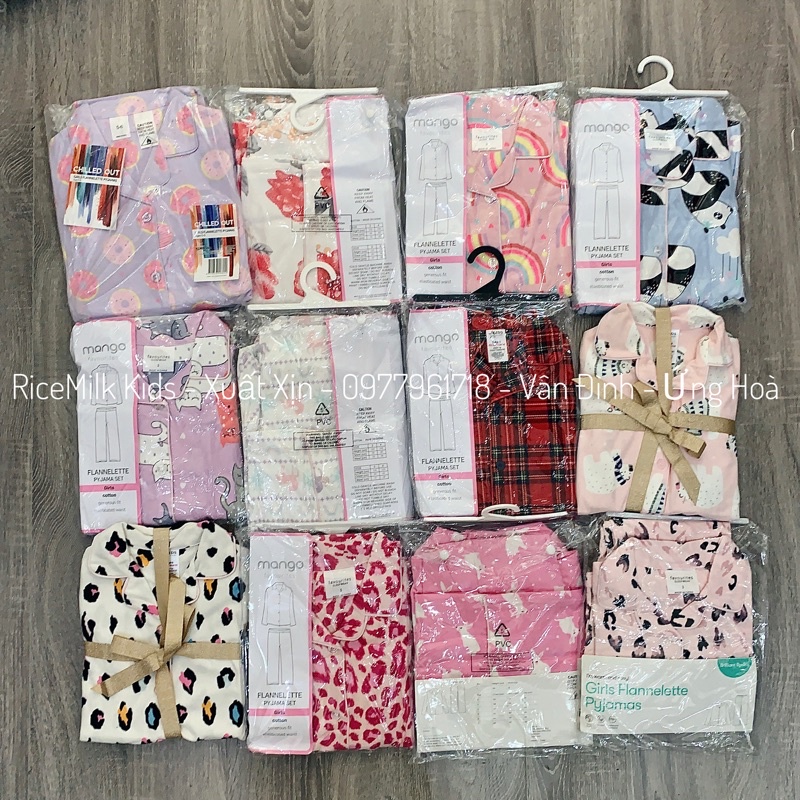 Bộ pyjama xuất dư xịn 1