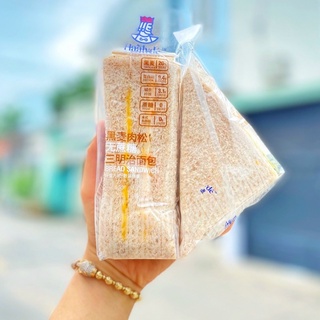 Bánh mì sanwich tam giác nguyên cám phô mai chà bông ( 1 cái )