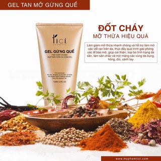 Gel Tan Mỡ Gừng Quế Tici