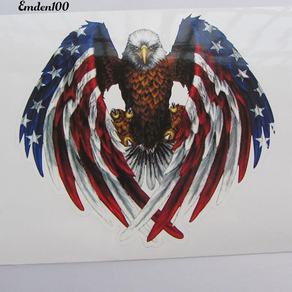 Nhãn Dán Trang Trí Xe Hơi Hình Đại Bàng 3D Độc Đáo