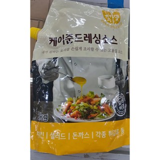 Sốt cajun dressing hàn quốc, mù tạt mật ong 2kg - 게이준드레싱 소스