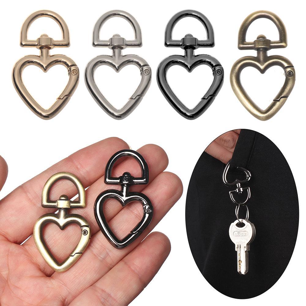Set 1 / 2 / 3 / 4 Khóa Lò Xo Chuyên Dụng Chất Lượng Cao|Khóa Hợp Kim Kẽm Mạ Kẽm Gắn Thắt Lưng / Túi Xách