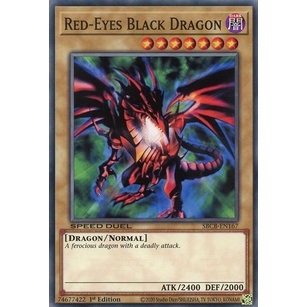 Bài yugioh speed duel - Red-Eyes Black Dragon - SBCB-EN167 hoặc SS02-ENB01