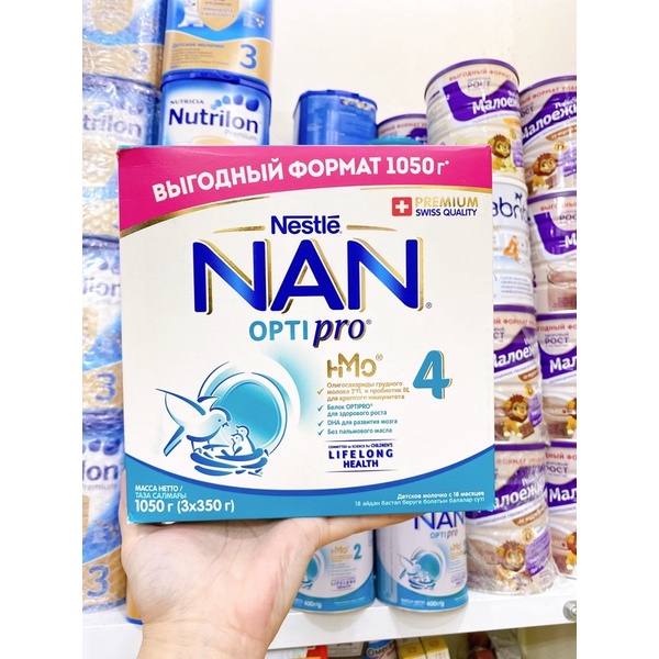 Sữa Nan OPTIPRO 1-2-3-4 800gram