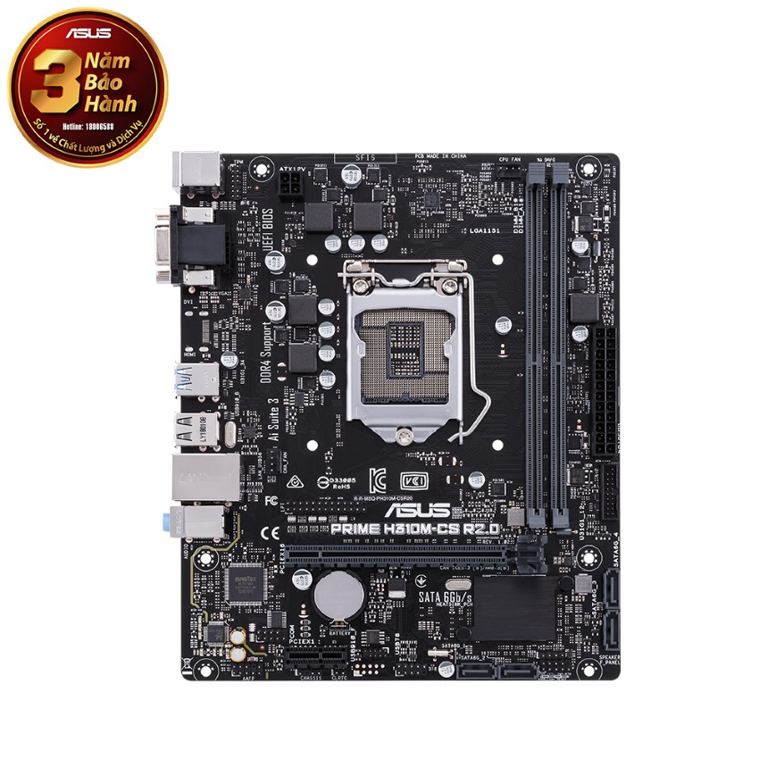 Mainboard ASUS H310M PRIME H310M-CS R2.0 LIKE NEW (Intel H310 , Socket 1151, m-ATX, 2 khe RAM DDR4)