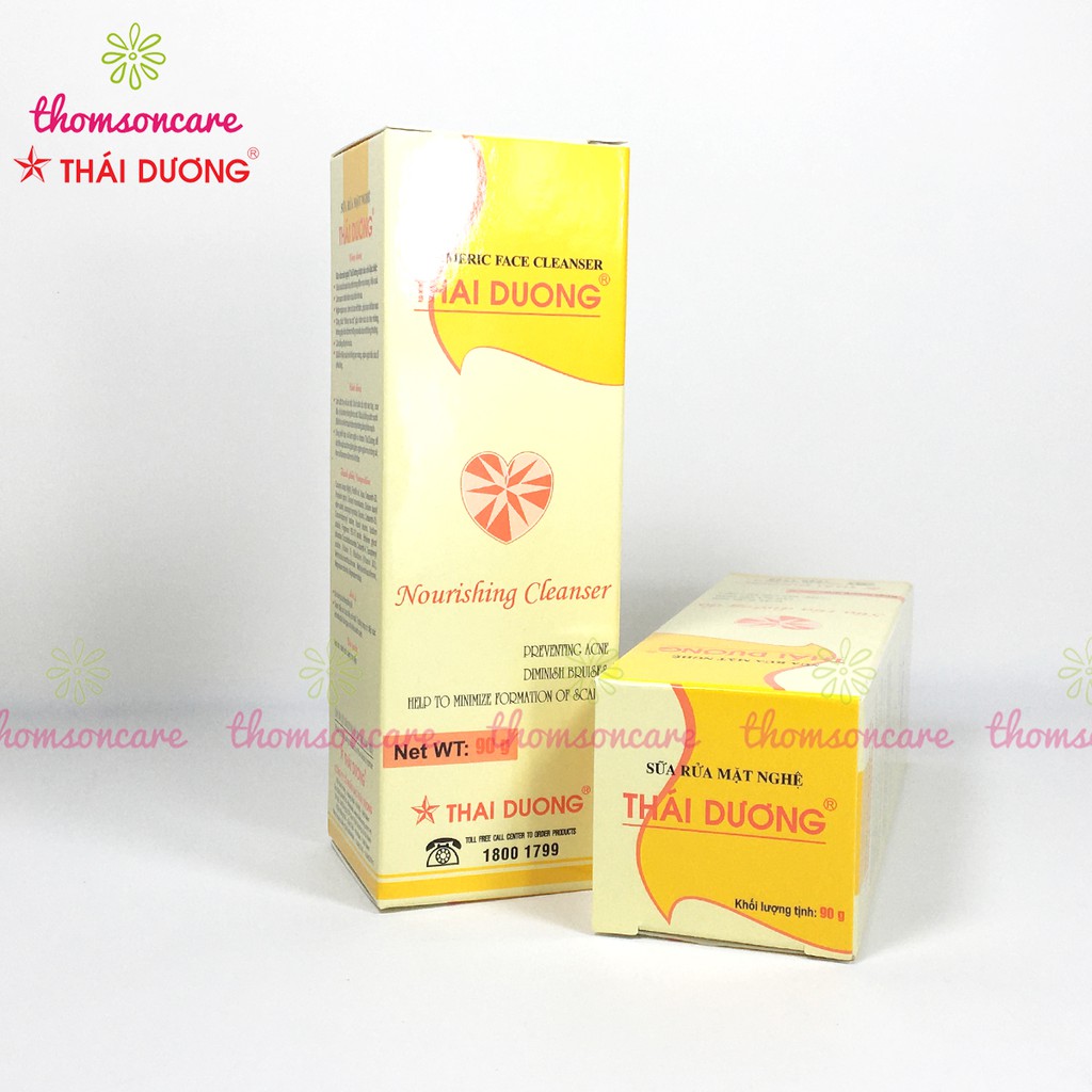 Sữa rửa mặt nghệ Thái Dương - mờ sẹo, ngừa mụn thâm của Thái dương, srm không khô da