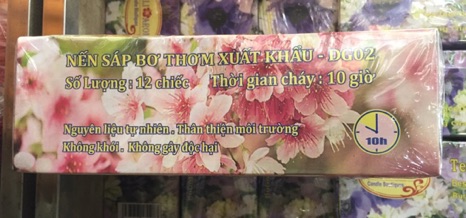 Nến Sáp Bơ Thơm cháy 10 tiếng