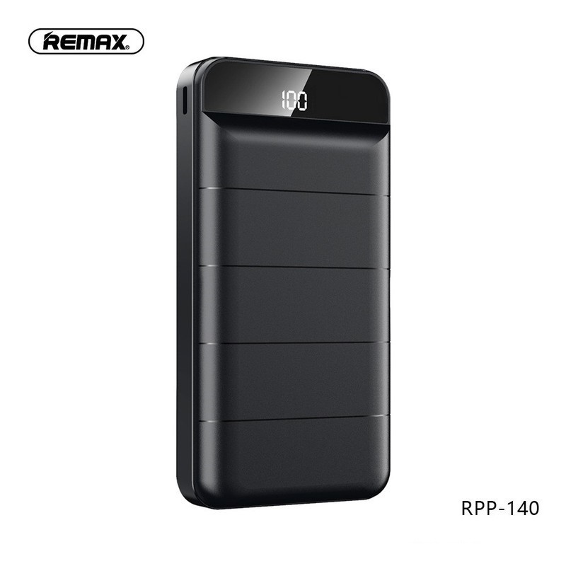 Pin Dự Phòng 20000mah Remax RPP-140 Leader Series 2 cổng USB (Đen)