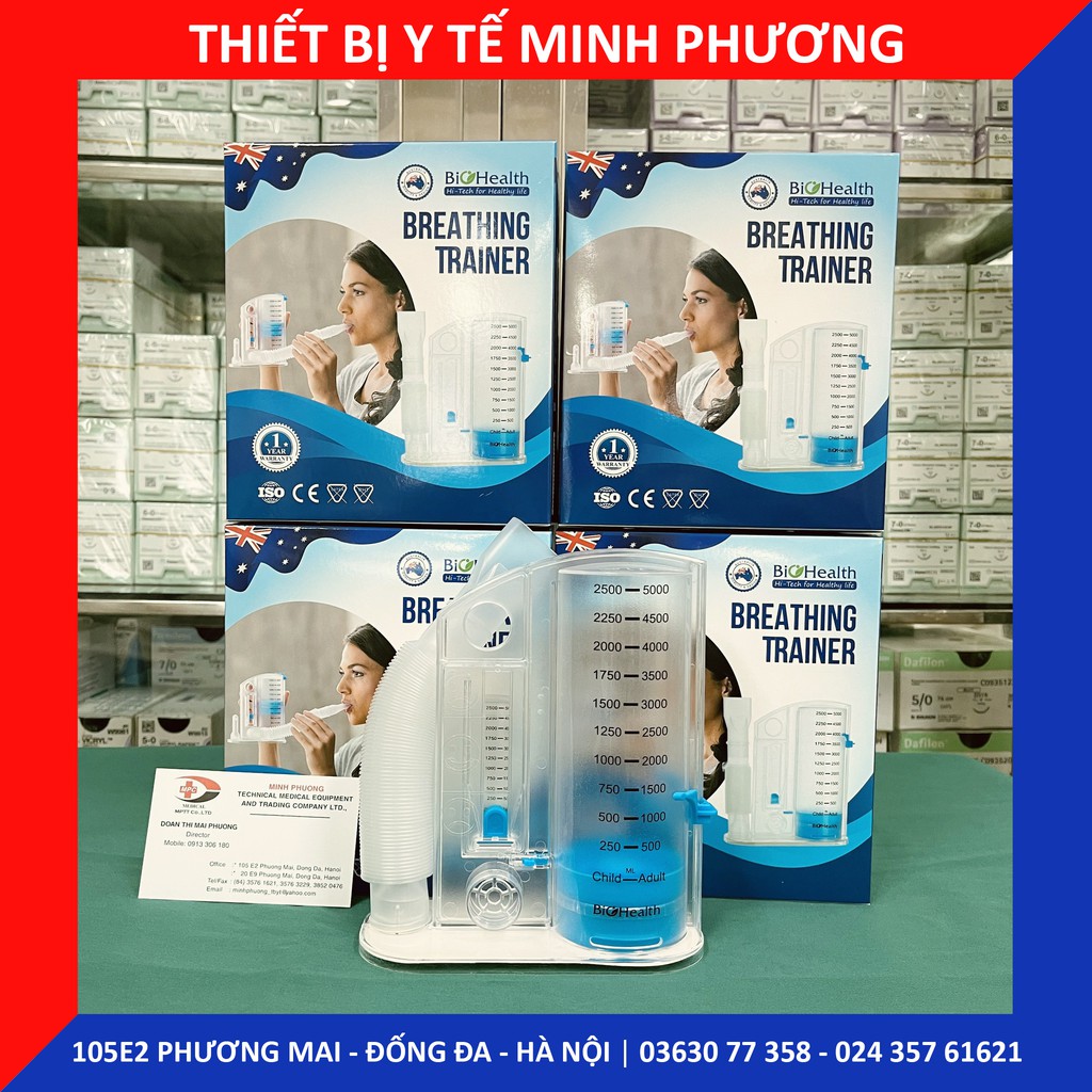 Dụng cụ tập thở BIOHEALTH mã VIS-01