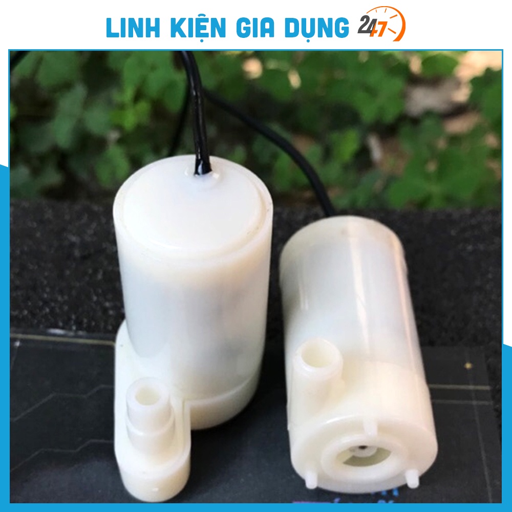 Máy bơm nước mini DC 3v-5v bơm chìm thân đứng dùng cho bể cá mini , thay thế bơm máy rót rượu