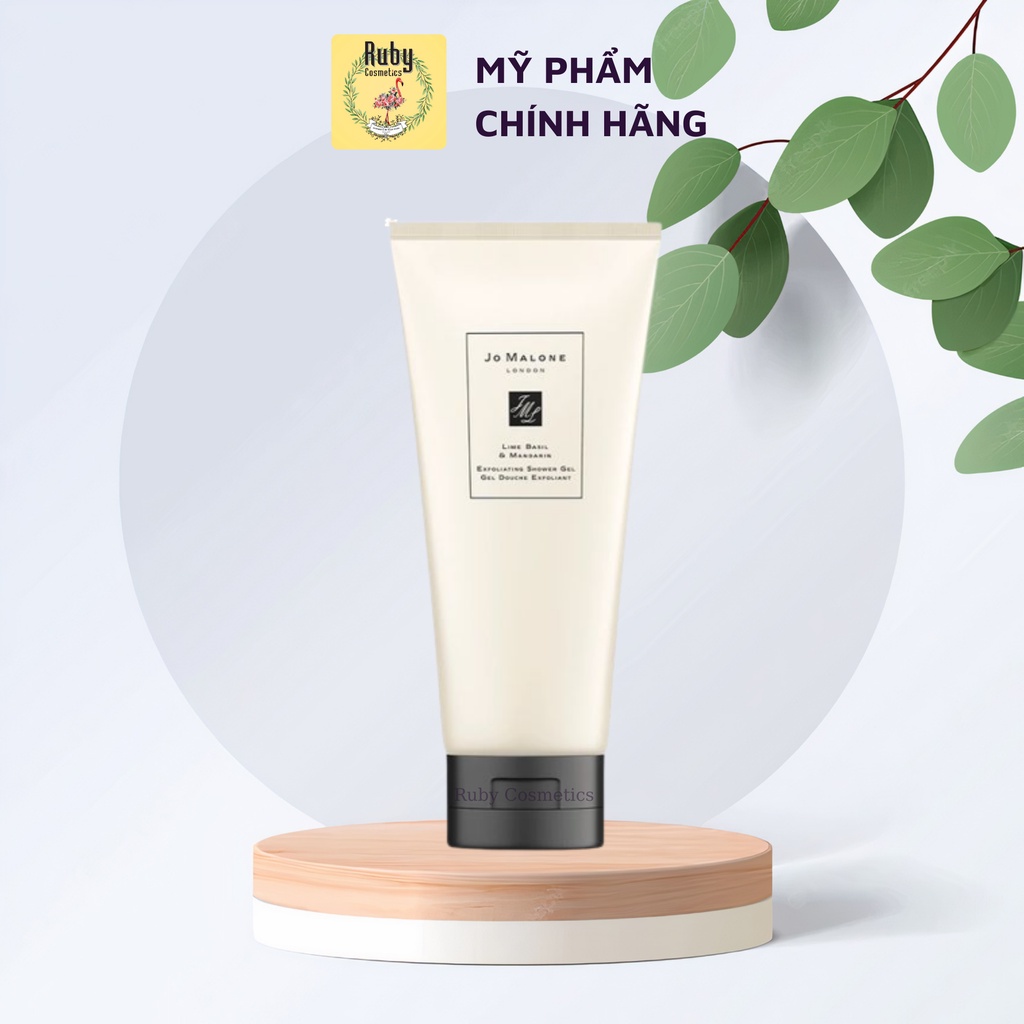 Sữa Tắm Tẩy Da Chết Jo Malone London Mùi Lime Basil & Mandarin Tuýp 200ml
