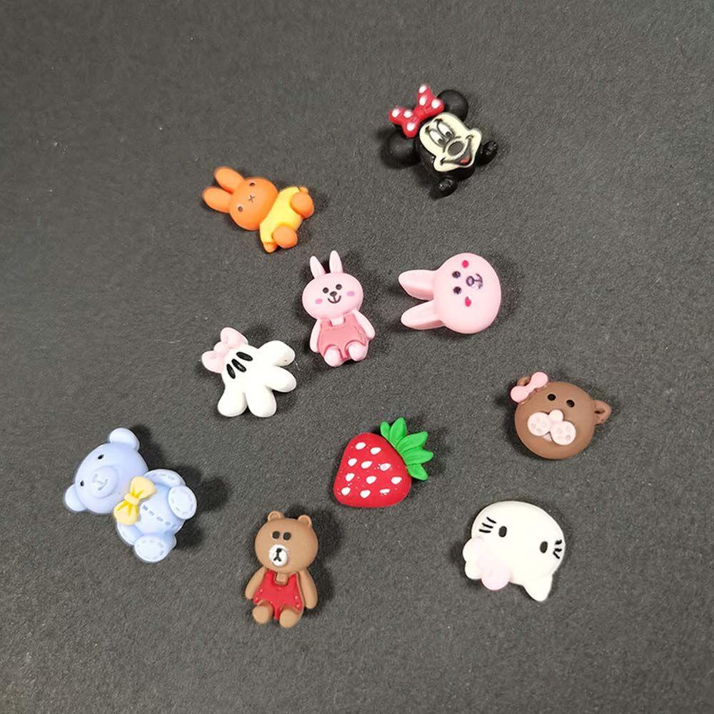 Phụ Kiện Trang Trí Móng Tay 3D Hình Gấu Dễ Thương DIY