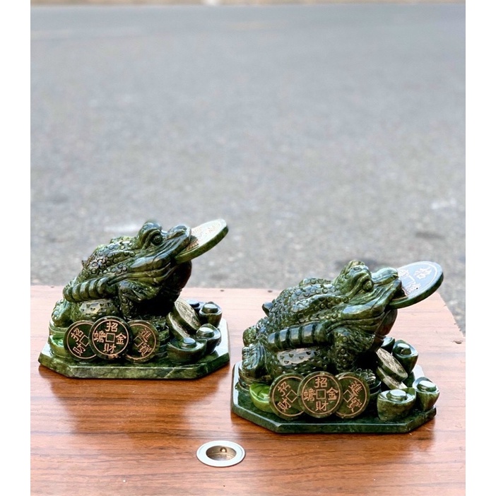 Thiềm cừ xanh đá ngọc spentine 20cm HANMYNGHE