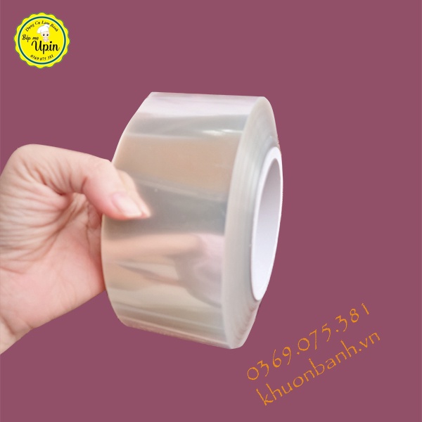 Cuộn mica 1kg dùng để viết chữ bánh rau câu/làm bánh mousse/bánh sinh nhật