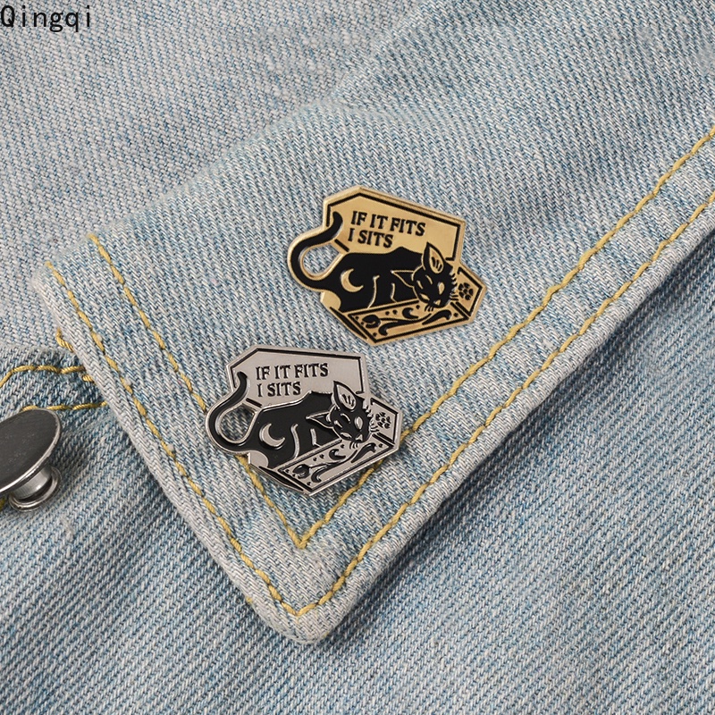 Ghim cài áo Miss Zoe hình mèo nhiều kiểu dáng tùy chọn cá tính