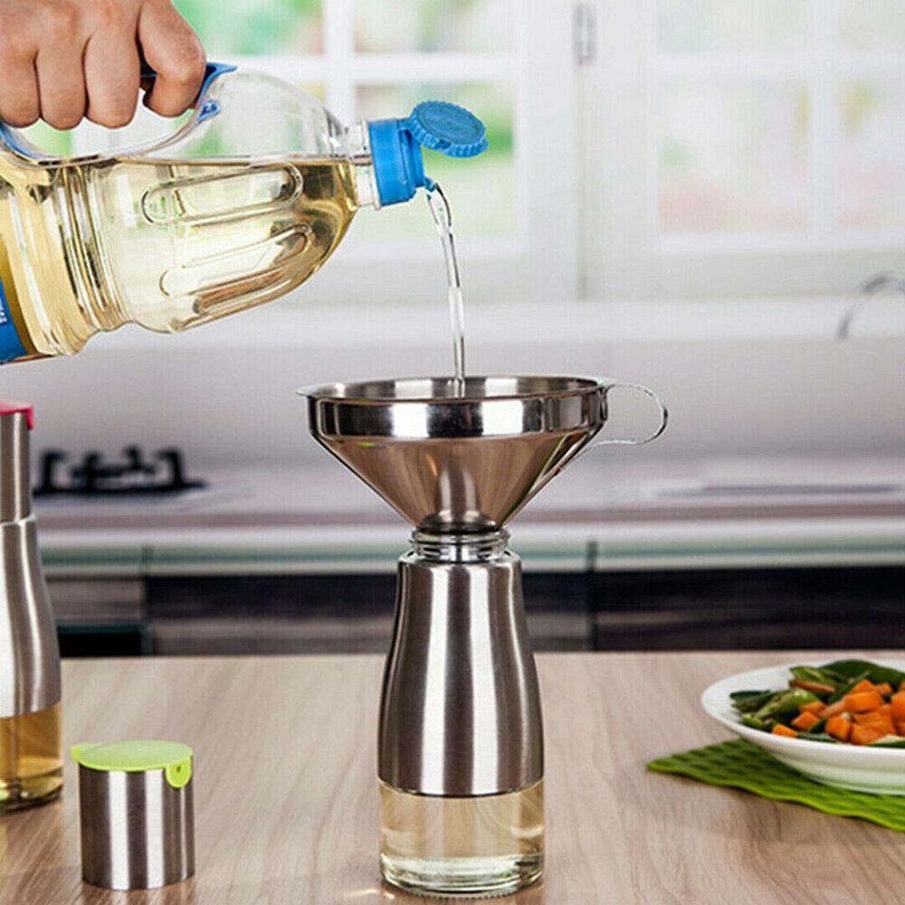 YIYU Phễu Lọc Dầu Bằng Kim Loại Tiện Dụng Cho Nhà Bếp