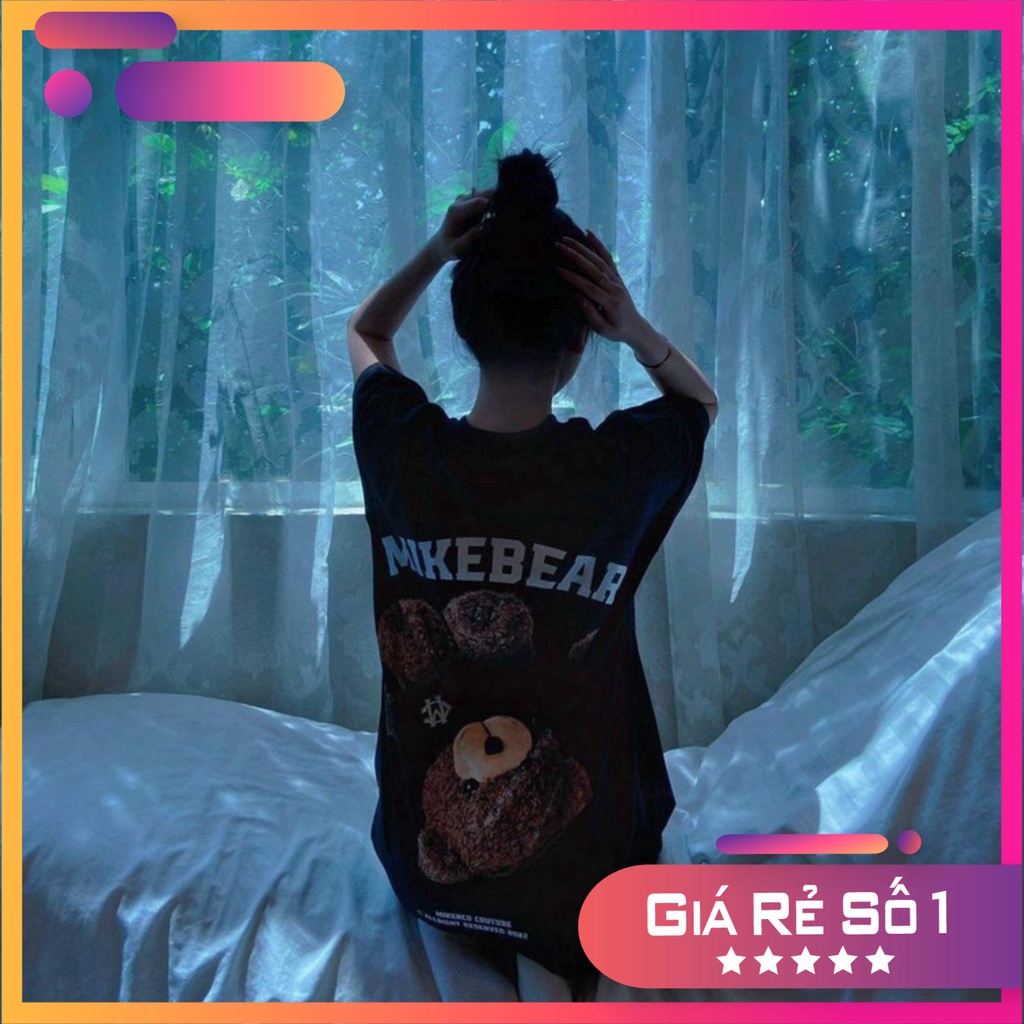 Áo Mikenco Mikebear tshirt phông nam nữ cao cấp, Áo thun Mikenko chính hãng auth in gấu 5D sành điệu hottrend MK5 Rẻ Nhấ