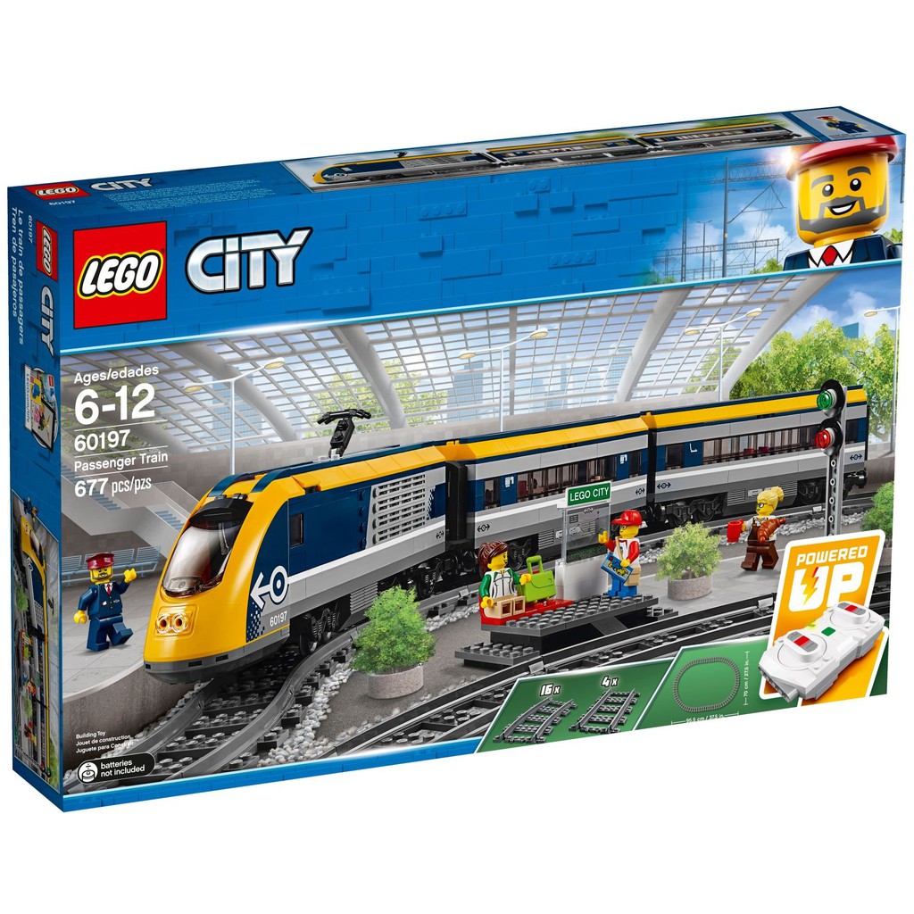 LEGO City 60197 - Xe Lửa Chở Khách Điều Khiển