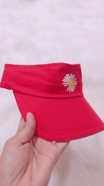 Nón Kế Nam Nữ Nữa Đầu Hoa Cúc 4 màu