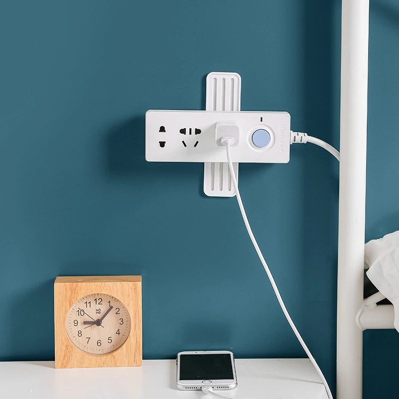 Giá Đỡ Ổ Cắm Điện Dán Tường Tự Dính Tiện Dụng