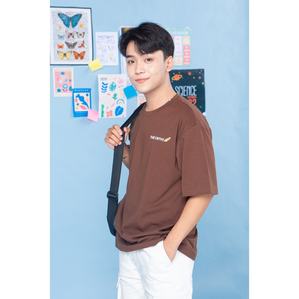 Áo Thun Unisex Pencil form rộng mặc thoải mái Thương Hiệu The Coth AT2U0804