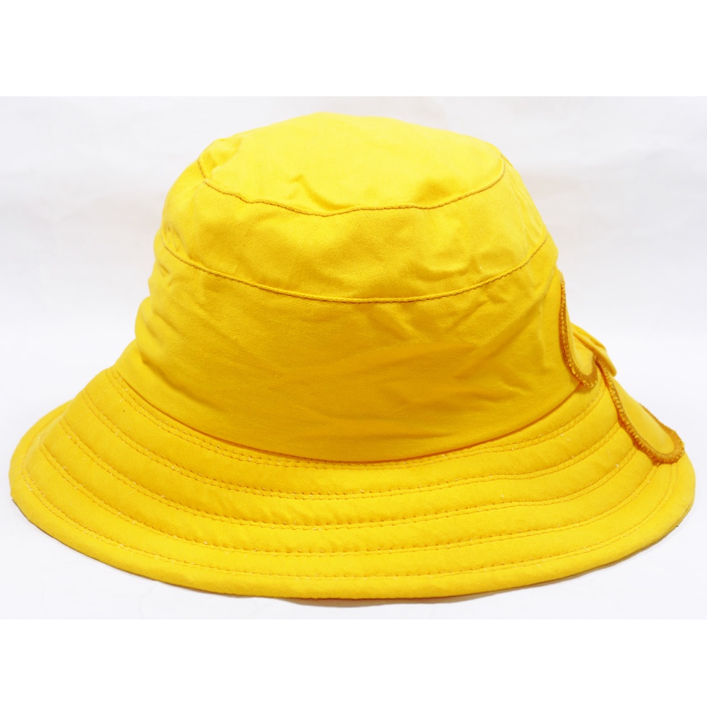 Nón bo nữ vành rộng 7,5 cm, vòng đầu 56 cm, hoa 4 cánh - chất liệu vải kaki đẹp thích hợp cho chị em phụ nữ