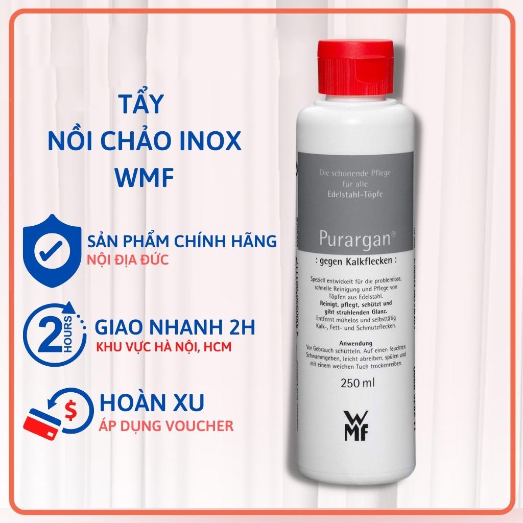 Dung dịch tẩy rửa xoong nồi WMF PURARGAN 250ml, Tẩy rửa vết két, han gỉ cho nồi chảo.