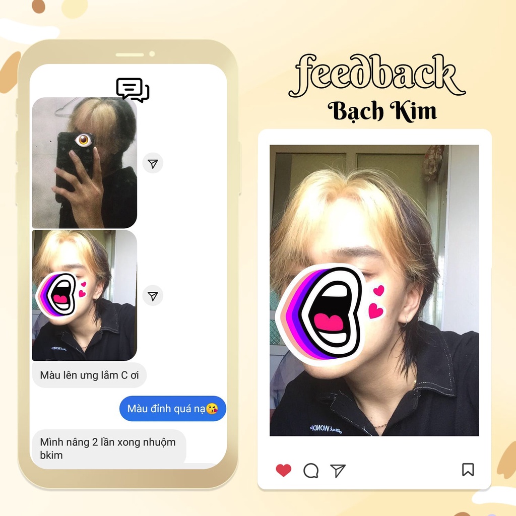 Thuốc Nhuộm Tóc Màu BẠCH KIM Nam Phải Tẩy | Chenglovehair, Chenglovehairs