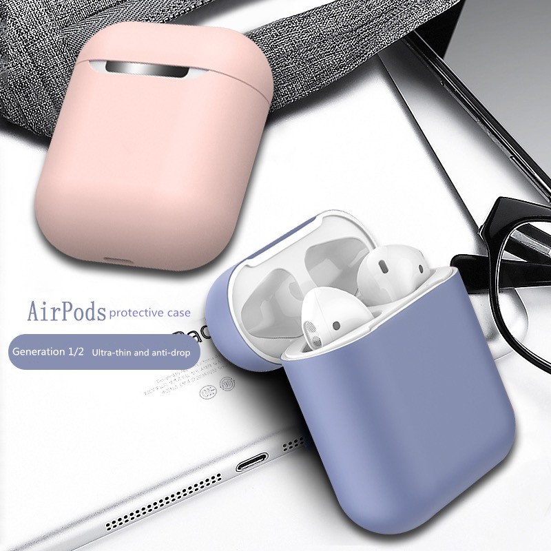 Vỏ bảo vệ hộp sạc tai nghe Airpods 1 / 2
 phong cách đơn giản