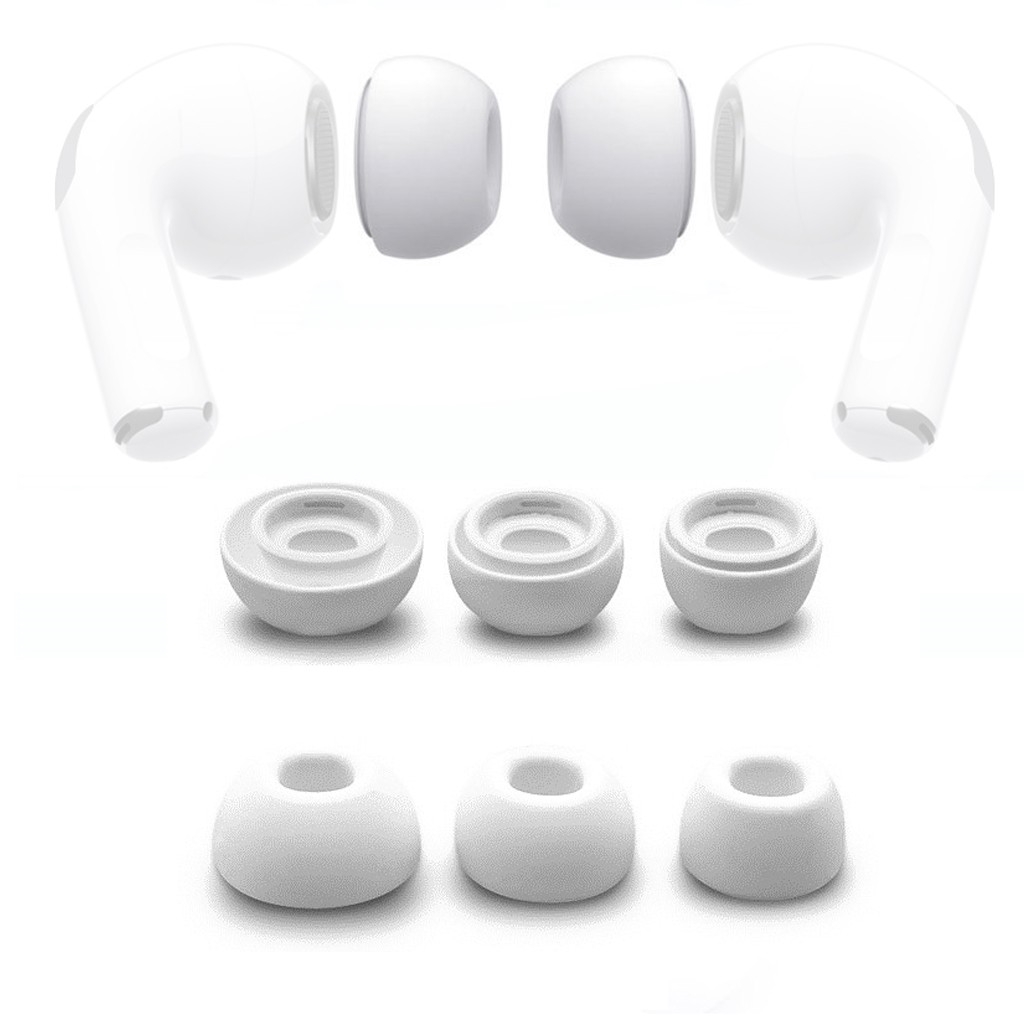 Set 6 Nút Silicon Thay Thế Cho Tai Nghe Apple Airpods Pro