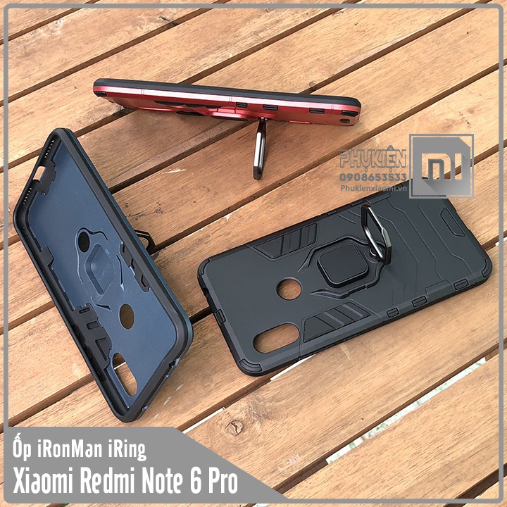 FREESHIP ĐƠN 99K_Ốp lưng Chống sốc iRon Man iring Cho tất cả dòng máy Xiaomi