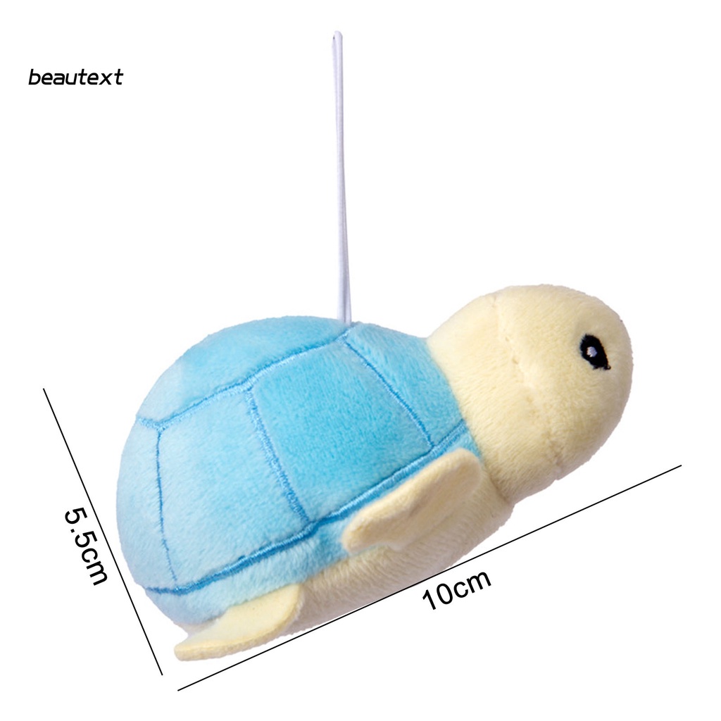 Móc khóa thú nhồi bông hình con rùa nhiều màu sắc đa năng