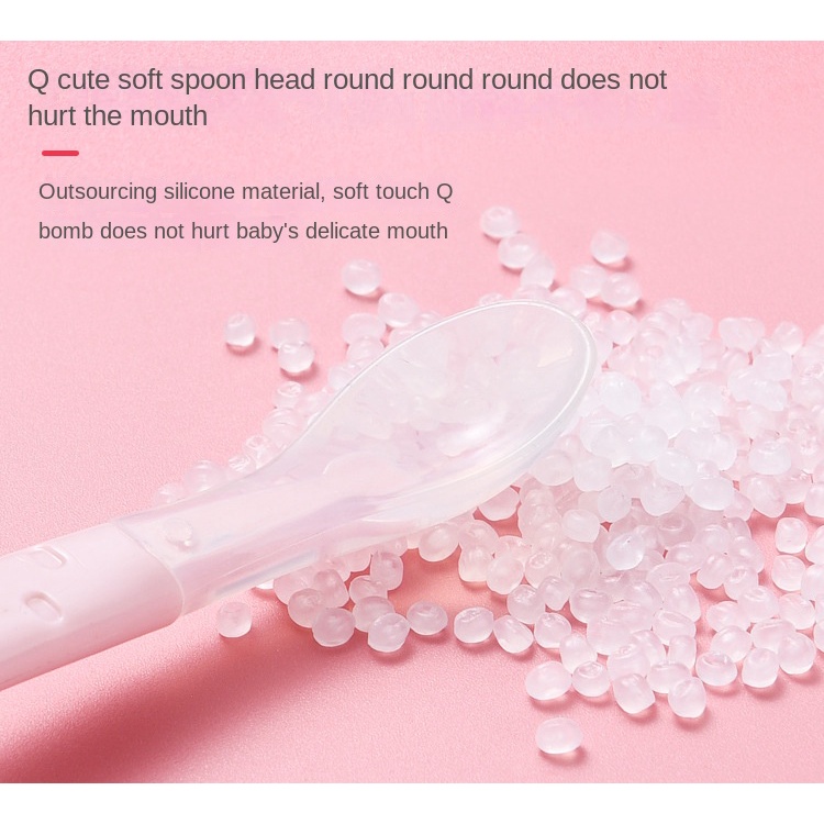 Muỗng Ăn Trái Cây Hai Đầu Bằng silicone Và Thép Không Gỉ Cho Bé