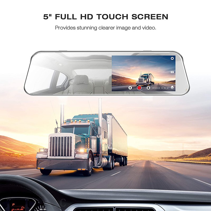 Máy Quay Cảm Ứng 5 Inch Hd 1080p Ips Cho Xe Hơi | BigBuy360 - bigbuy360.vn