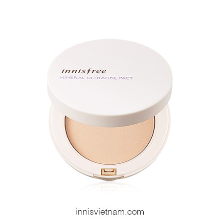 Phấn phủ dạng nén siêu mịn chống nắng Mineral Ultrafine Pact SPF25/PA++ Innisfree