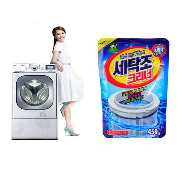 Gói Bột tẩy lồng máy giặt Sandokkaebi Hàn Quốc 450g