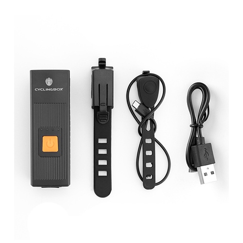 Đèn pha MOSOWORLD tích hợp còi đầu sạc USB cho xe đạp tiện lợi
