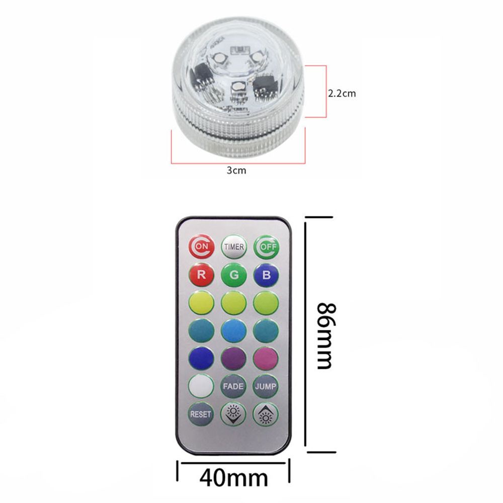 Đèn LED RGB trang trí hồ bơi bể cá không thấm nước
