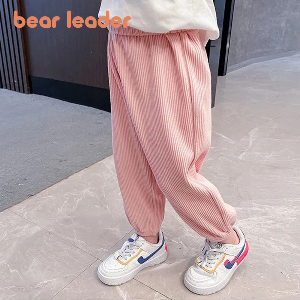 Quần dài thể thao Bear Leader phong cách xuân thu thời trang cho bé gái 2-7 tuổi