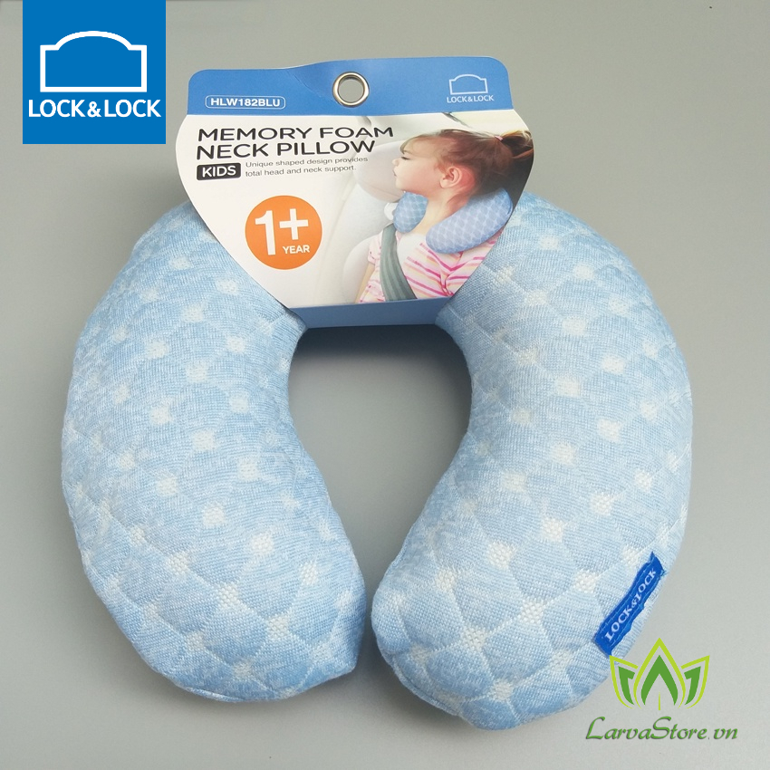 Gối Đỡ Cổ Lock&amp;Lock Memory Foam HLW182 Cho Bé Từ 1 Đến 7 Tuổi