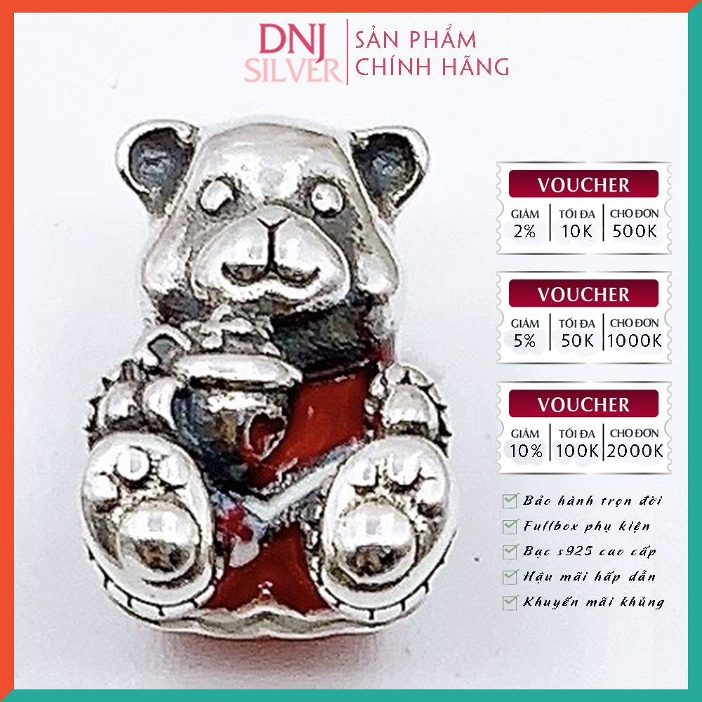 Vòng tay bạc 925 cao cấp - Vòng tay charm bạc Honey Bee Sexy Girl, tình yêu, sự nghiệp, phong cách, cá tính - DNB040