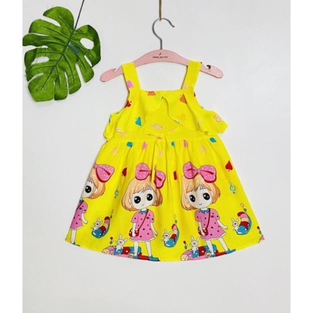 SIZE 2-9 (10-30KG) ĐẦM TOLE BÚP BÊ BÉ GÁI HIỆU MIKI