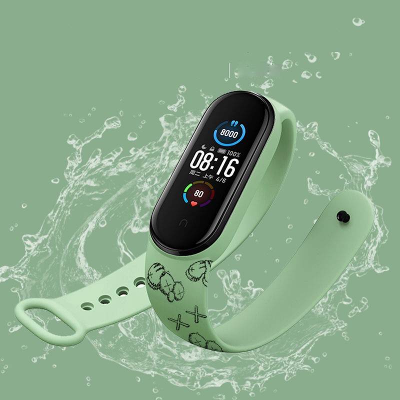 Dây Đeo Cổ Tay Bằng Silicone Cho xiaomi Mi band 6 5 7 7 5 4 3 Miband 6 7 5 3 6